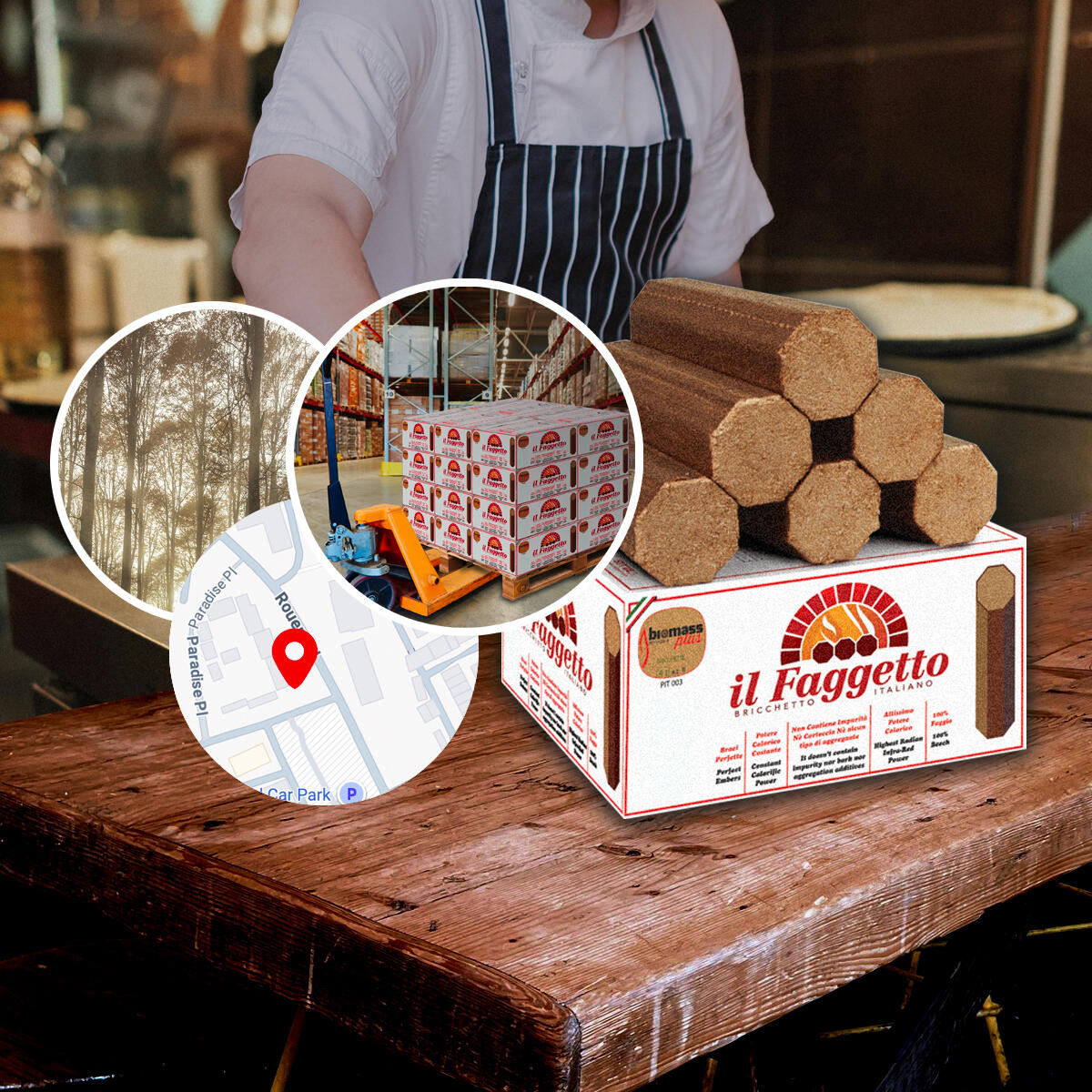 Beech+Pizza+Briquettes+Delivered+to+Norwich+NR1