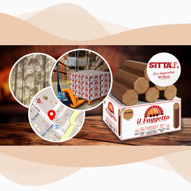 Delivery of Wood Fuel Briquettes to a Pizzeria in London WC2B