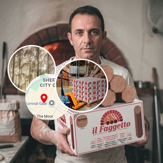 The Best Pizza Oven Wood Fuel  Delivered to a Restaurant in Sheffield S1