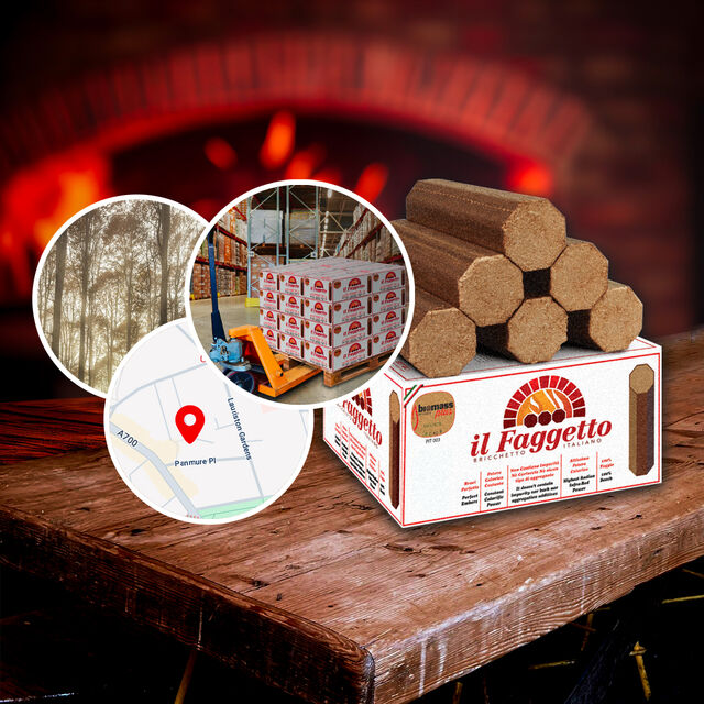 Wood Fuel Delivered to a Pizzeria in Edinburgh EH3