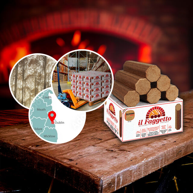 Delivery of Wood Fuel to a Pizza Restaurant in Dublin D2